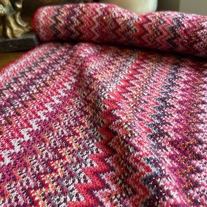 NWOT! Missoni Foulard Wool Blend Signature Chevron Scarf
